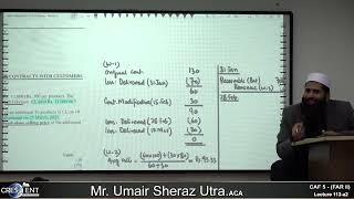 FAR 2 | CAF 5 Lecture 113(2) | MARCH 24 | SIR UMAIR SHERAZ UTHRA - ACA | CA PAKISTAN
