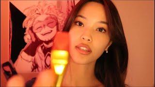 ASMR Painting You  Face Tracing & Hand Movements VERY UPCLOSE