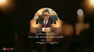 Memorial Service of the Late H.E. Dr. Hage G. Geingob at Casa Rosalia