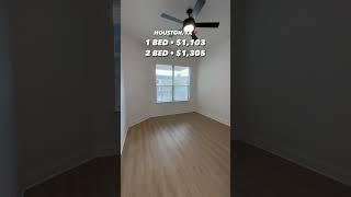 Houston Apartment Tour - 1 & 2 Beds Apartments  +1 Month Rent FREE!  Save $$$ On Rent This Fall! 