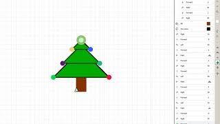 Create a  Christmas Tree in EasyLogo