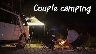 [151] Couple camping in a mountain 800 meters above sea level. | Vlog | Relaxing | Soothing