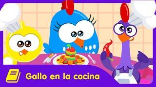 Gallina Pintadita Mini - Historieta - Gallo en la Cocina