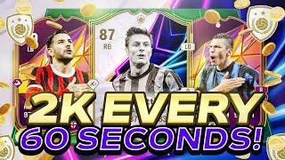 OMG! 2K EVERY 60 SECONDS EAFC 25 BEST TRADING METHOD (EA FC 25 SNIPING FILTERS & FLIPPING)