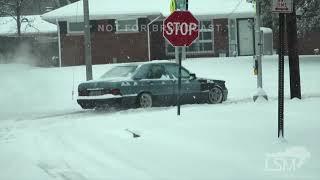 01-05-2025 Nicholasville, KY - Fiery Crash in Snow