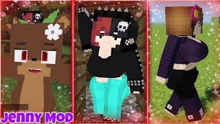 Minecraft Jenny MOD Gameplay + Download (1.12.2) Ellie Mod CENSORED / Ellie, jenny, Bia, Allie