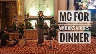 MC Nirmala Trisna at Dinner Reception for Ambassadors in Indonesia || Belajar jadi MC