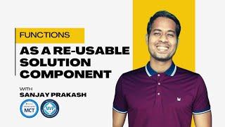 Function as Reusable Solution Component Power Platform