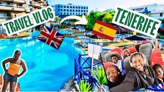 HOLIDAY VLOG | FLY WITH A LARGE FAMILY OF 5 FROM THE UK TO TENERIFE ON VACATION |MANCHESTER-SPAIN