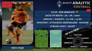 REDA HAJJI (PART 2 / 2022 - 2023) (ATTACKING MIDFIELDER - RSB MOROCCO)