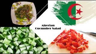 Algerian Cucumber Salad Recipe- Food Ambassador