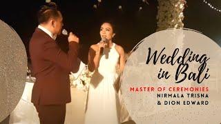 Couple MC (MC Nirmala Trisna & MC Dion Edward), Wedding Reception