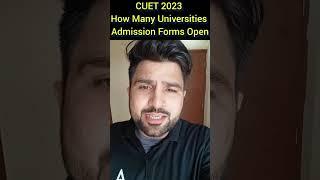 CUET 2023 Admission Datesheet | Universities Admission Forms Out