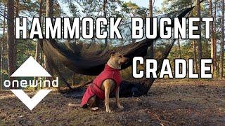 Onewind Cradle Hammock Bugnet - Easy Setup & Pet-Friendly Camping Solution