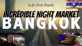 Amazing Night Food Market in Bangkok Thailand