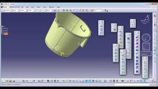 CATIA V5-HOW TO CREATE A WATER MUG