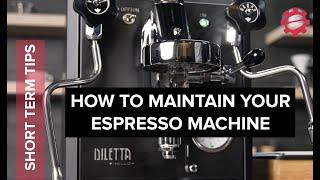 Short Term Tips to Maintain Your Espresso Machine #espressomachine #coffeeeducation