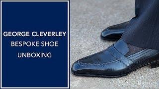 Bespoke Shoe Unboxing - Black Loafers | George Cleverley