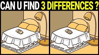  Spot the Difference Game | Finding All 3 Could be Challenging 《Beginner Friendly》