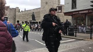 Changing the guard Windsor 16 March 2019 (welsh corps of drums)