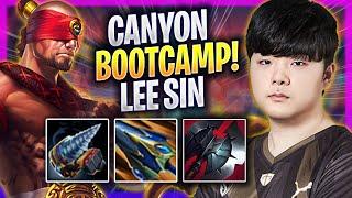 CANYON IS A GOD WITH LEE SIN! - GEN Canyon Plays Lee Sin JUNGLE vs Jarvan! | Bootcamp 2024