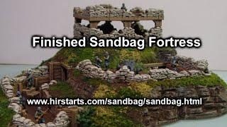 The Finished Sandbag Fortress