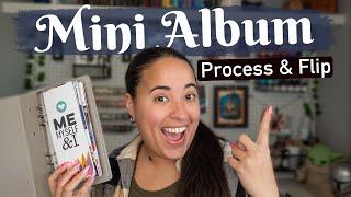 Me, Myself, and I Mini Album Process | Scrapbook Journal Flip Through 2024