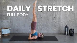 15 Min. Daily Stretch Full Body Yoga inspired Follow Along Morning Routine