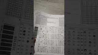 How to check OMR sheet in 10 seconds. OMR sheet check karne ki NINZA Technique #freetest #examcenter