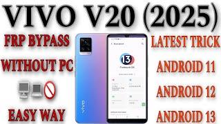 Vivo V20 Frp Bypass Android 13 | Vivo V20 Frp Bypass 2023 | Vivo V20 Frp Bypass Android 12 | V2025