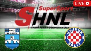  LIVE, NK Osijek vs HNK Hajduk Split, Croatian Football League 2024/25, Live Match Updates