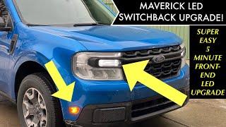 FORD MAVERICK LED SWITCHBACK UPGRADE! SUPER EASY INSTALL