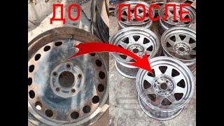 Делаем гоночные диски из металлолома  R15 10J   4x100  ЦO 57.1