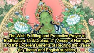 21 Verses of Homage & Prayer to Jetsun Drolma/Dema/ Bodhisattva Tara & for the Fulfilment of Wishes