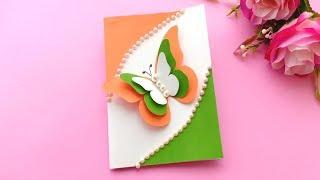 How to make Republic Day Card//Handmade easy card Tutorial