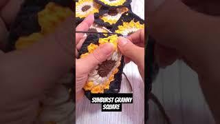 my favourite granny square. sunburst granny