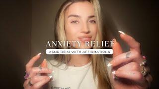 Reiki ASMR for Anxiety Relief to Feel Safe and Secure I Aura Cleanse With Affirmations