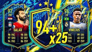 25x 94+ TOTS PLAYER PICKS!  FIFA 22 Ultimate Team