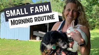 A Day in the Life of a Homesteader | My New Morning Routine with 100 Animals