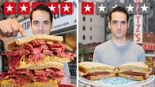 I Ranked NYC's Most Famous Pastrami Sandwiches from WORST to BEST!