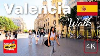 Valencia, Spain  4K-HDR Walking Tour