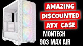 BEST Budget ATX ARGB PC Case Limited Time Deal Montech 903 Air Max White