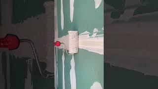  Mudding Drywall Joints with Roller and Large Trowel ▶︎ Perfect for Beginners #drywall