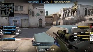 CSGO POV DEMO S1MPLE FACEIT 40 KILLS ON DUST 2