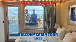 Carnival Conquest Balcony Cabin Tour