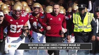 Boston College hires Blake James as Director of Athletics