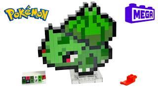 Building Mega Pokemon Bulbasaur Pixel Art | LEGO Pokemon Speed Build