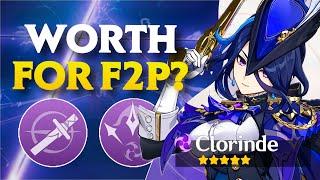 Is Clorinde WORTH For F2P? | Full Details SIMPLIFIED