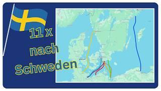 11 Möglichkeiten nach Schweden zu kommen - Ohne Auto und Flugzeug