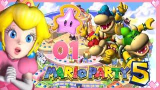  Mario Party 5 (Story mode) 01 - Peach gameplay 